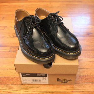 Black Patent Dr. / Doc Martens Oxfords US 5 / UK 3
